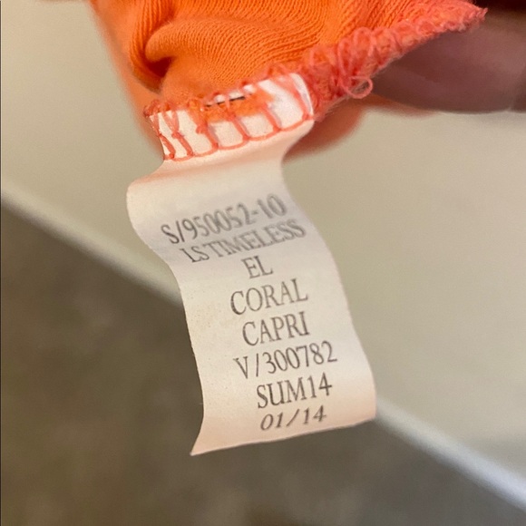 Banana Republic Orange Short Sleeve Tee - Picture 3 of 3